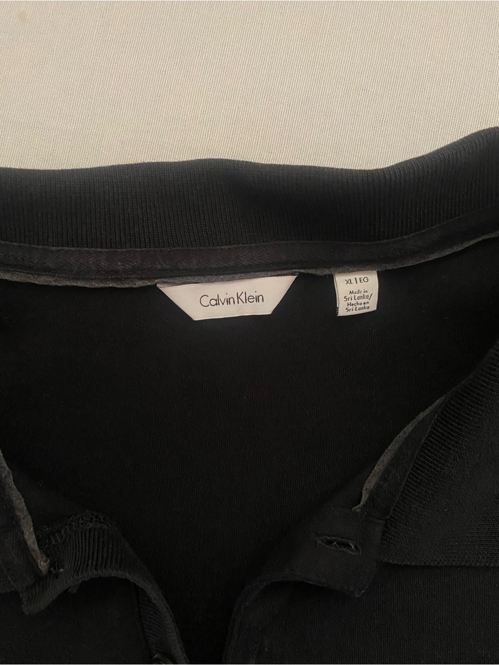 Calvin Klein Black Men’s Polo Shirt